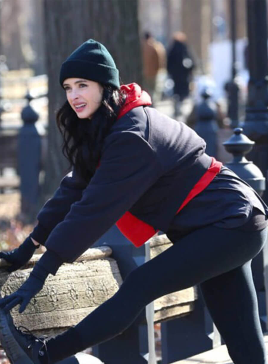 Krysten Ritter Dexter: Resurrection Mia Lapierre Black Cropped Jacket