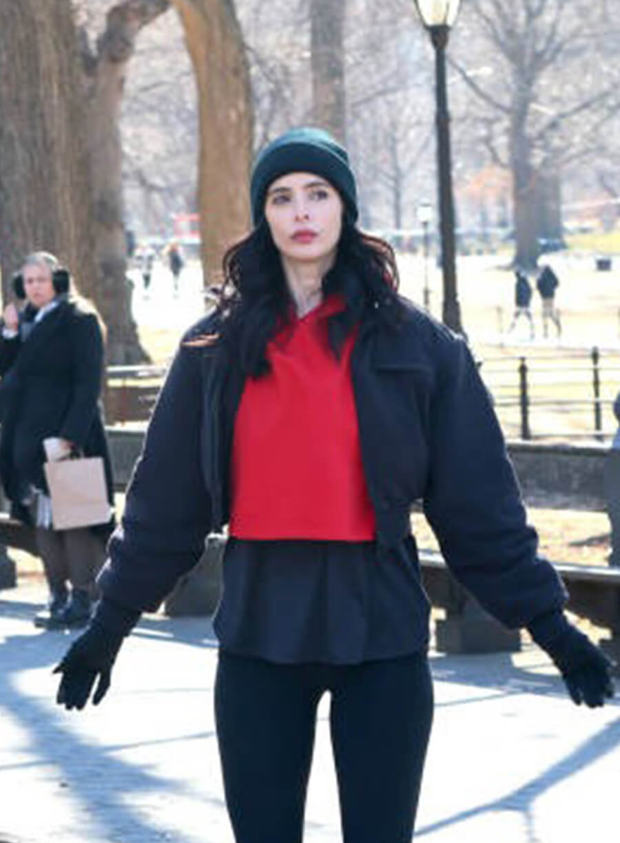 Krysten Ritter Dexter: Resurrection Mia Lapierre Black Cropped Jacket