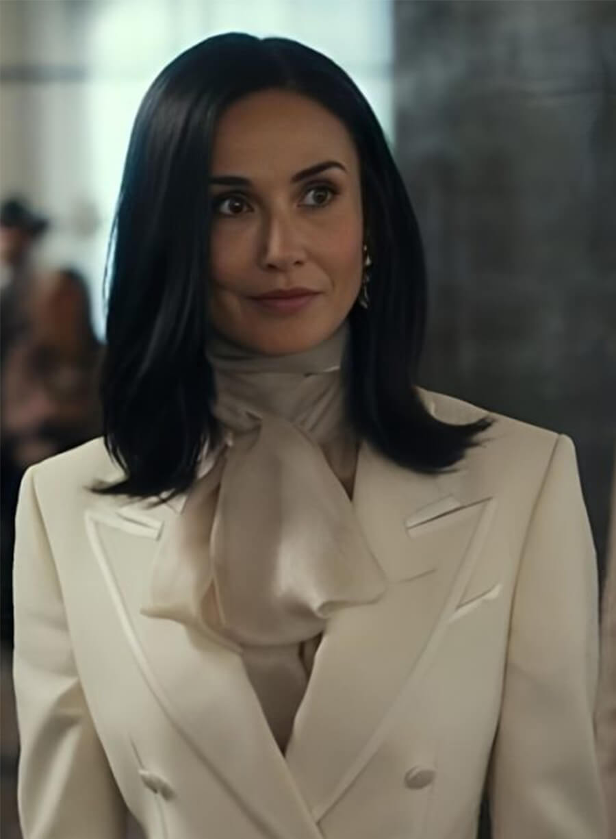  Landman Demi Moore Cami Miller White Blazer