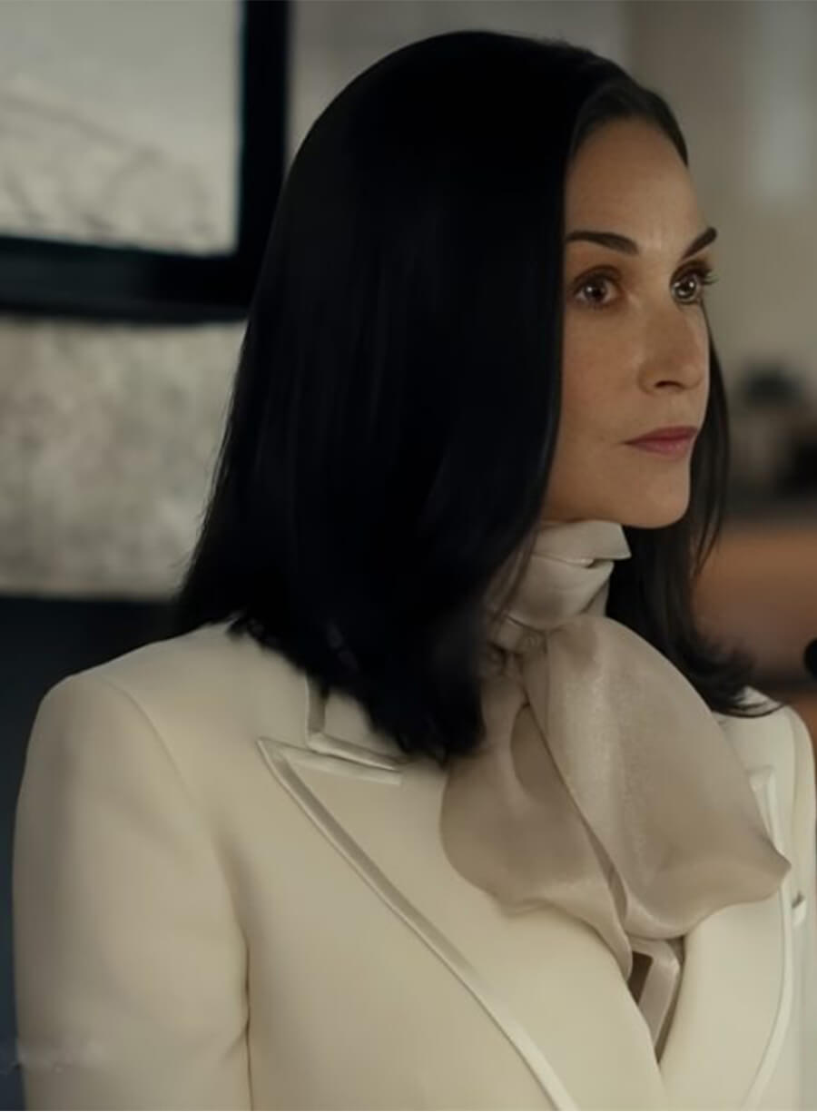  Landman Demi Moore Cami Miller White Blazer