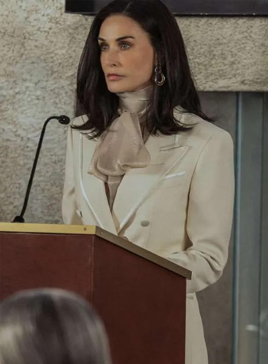  Landman Demi Moore Cami Miller White Blazer