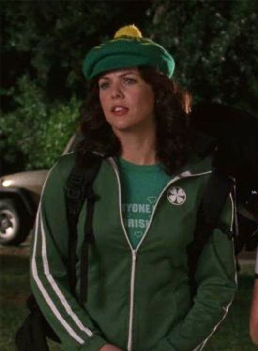 Lauren Graham Gilmore Girls Lorelai Green Track Jacket