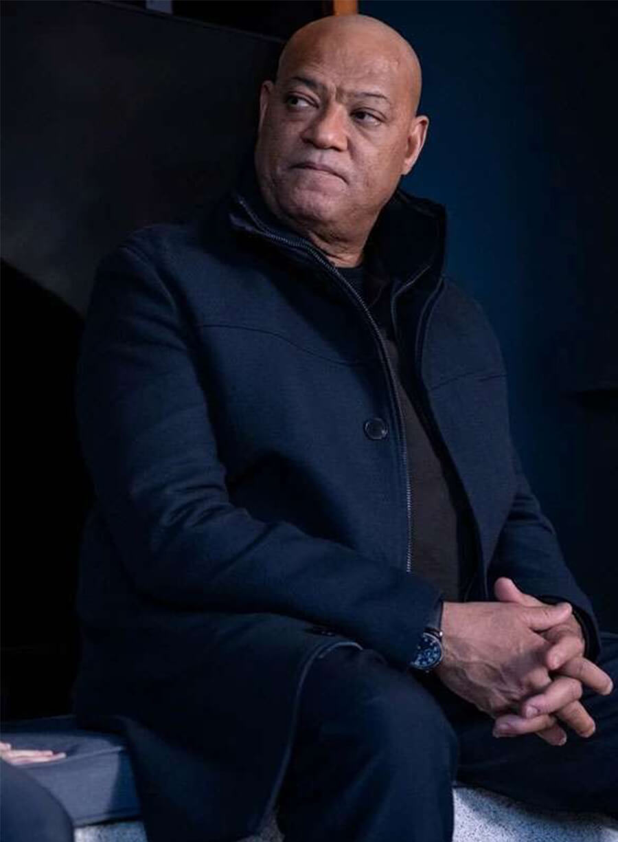Laurence Fishburne The Astronaut General William Blue Coat