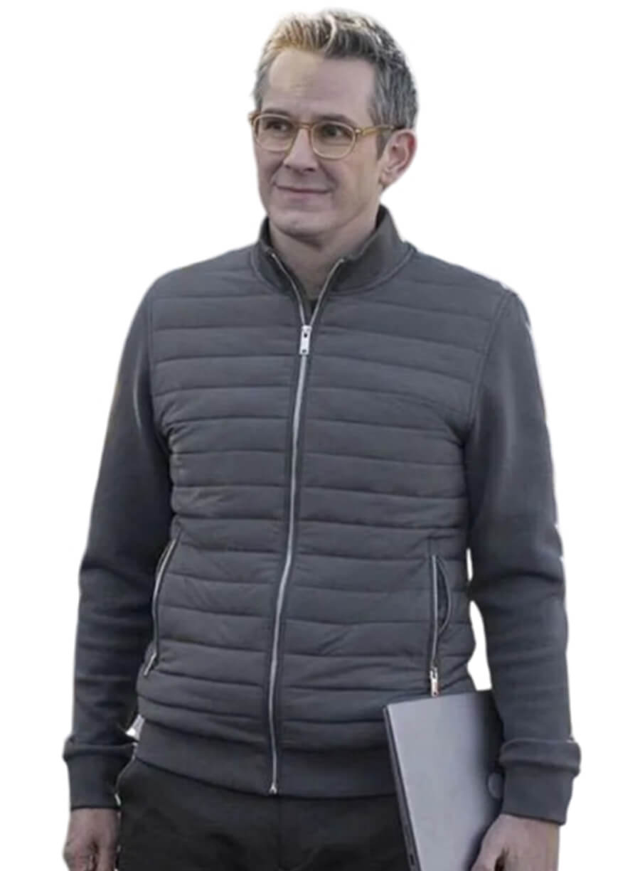 Law and Order Organized Crime Professor Kyle Vargas Grey Jacket