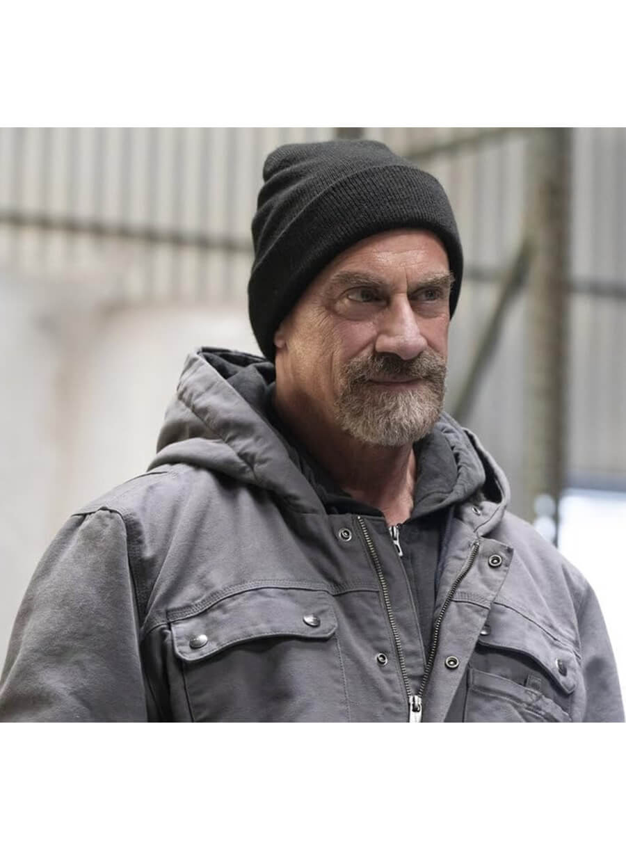 Law and Order Organized Crime S04 Elliot Stabler Grey Hooded Jacket