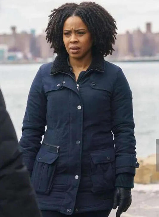  Danielle Moné Truitt Law & Order Organized Crime Blue Jacket
