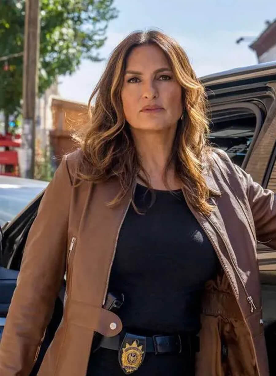 Law & Order: Special Victims Unit Olivia Benson Brown Leather Jacket