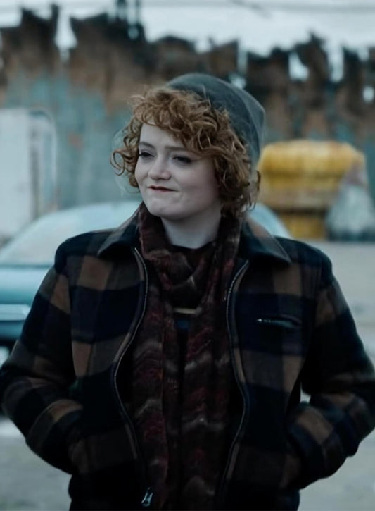 Leah Byrne Dept. Q DC Rose Dickson Plaid Jacket