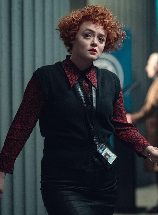 Leah Byrne Dept. Q DC Rose Dickson Black Vest