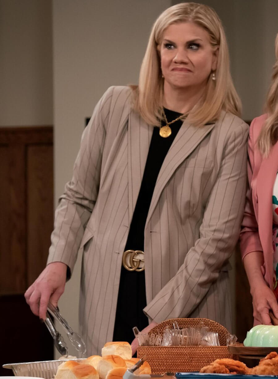 Leanne 2025 Kristen Johnston Carol Long Coat 