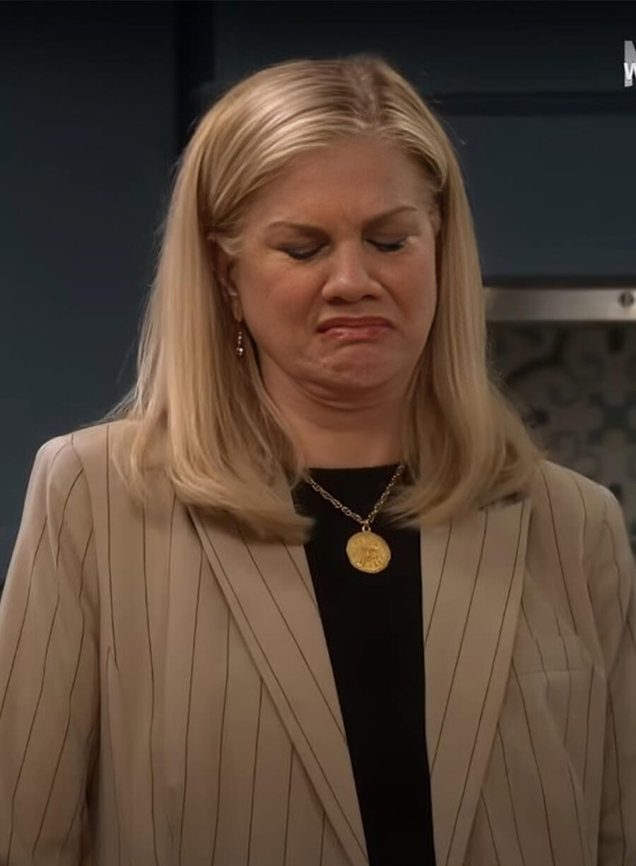 Leanne 2025 Kristen Johnston Carol Long Coat 