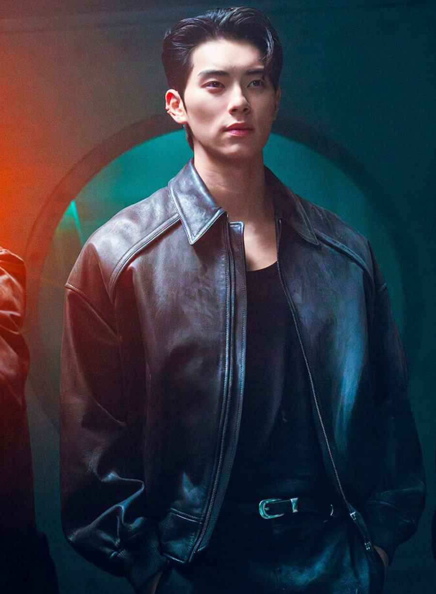 Lee Chae-min Cashero 2025 Jo Na-dan Leather Jacket 