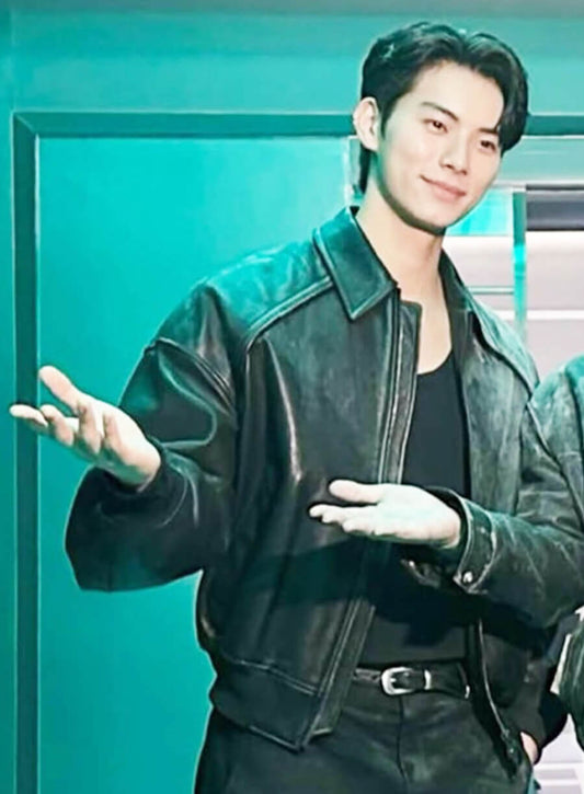 Lee Chae-min Cashero 2025 Jo Na-dan Leather Jacket 