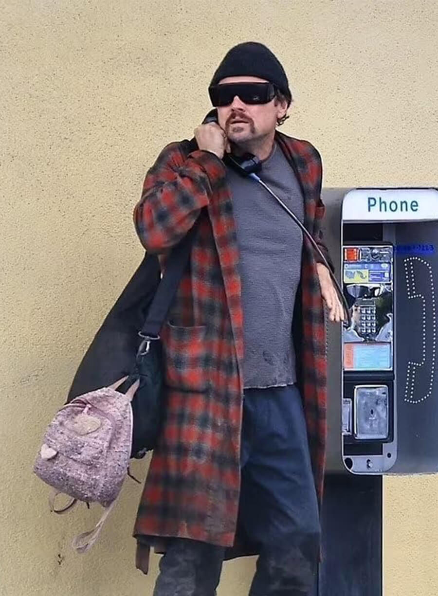 Leonardo DiCaprio One Battle After Another Bob Ferguson Coat 