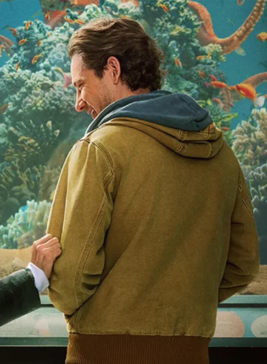 Lewis Pullman Remarkably Bright Creatures Cameron Brown Jacket