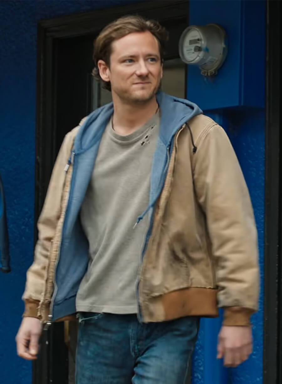 Lewis Pullman Remarkably Bright Creatures Cameron Brown Jacket