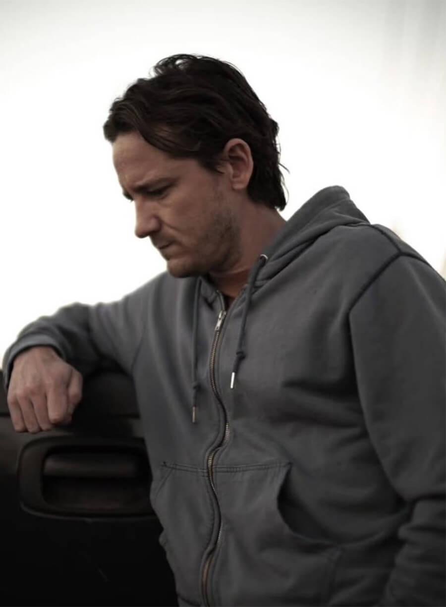 Lewis Pullman Remarkably Bright Creatures Cameron Zip-up Hoodie