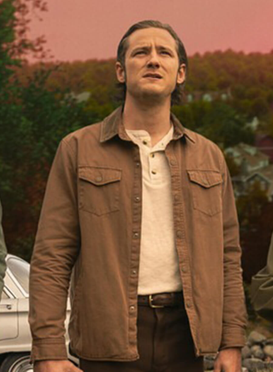 Lewis Pullman Salem’s Lot Bean Mears Brown Jacket