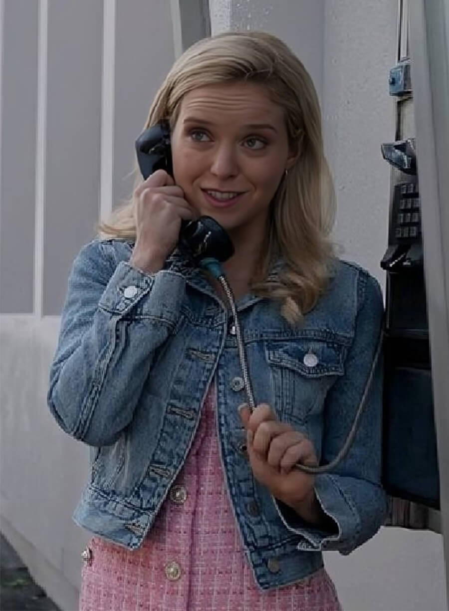 Lexi Minetree Elle 2026 Elle Woods Blue Denim Jacket