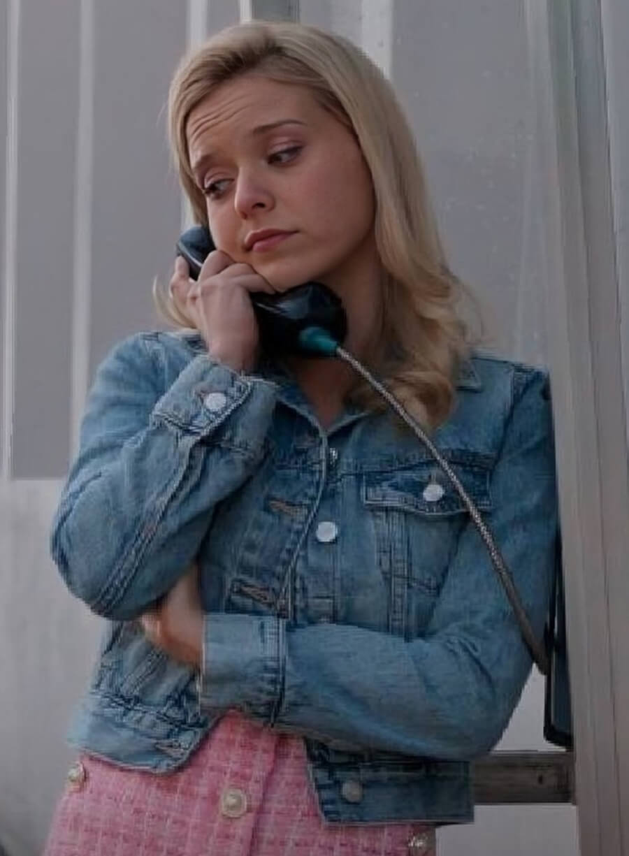 Lexi Minetree Elle 2026 Elle Woods Blue Denim Jacket
