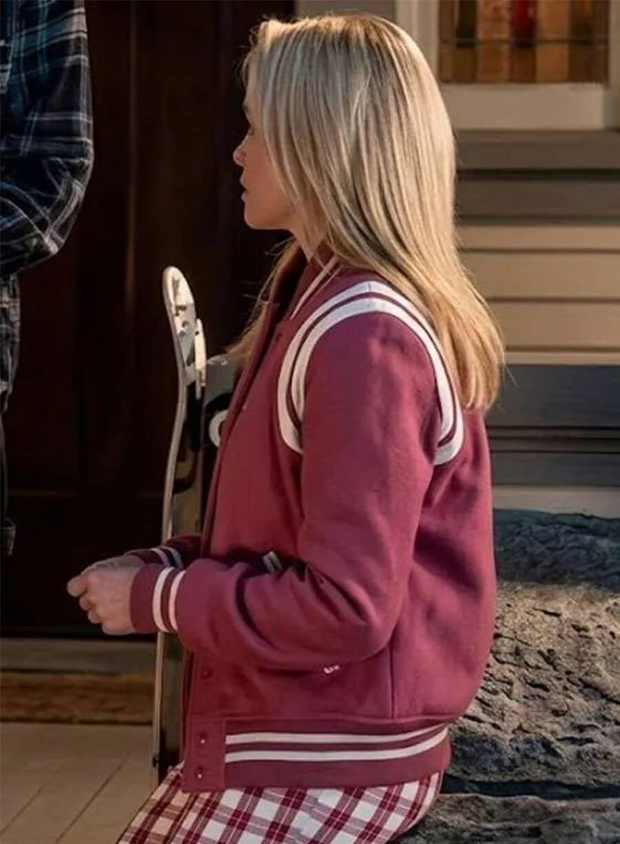 Lexi Minetree Elle 2026 Elle Woods Pink Varsity Jacket