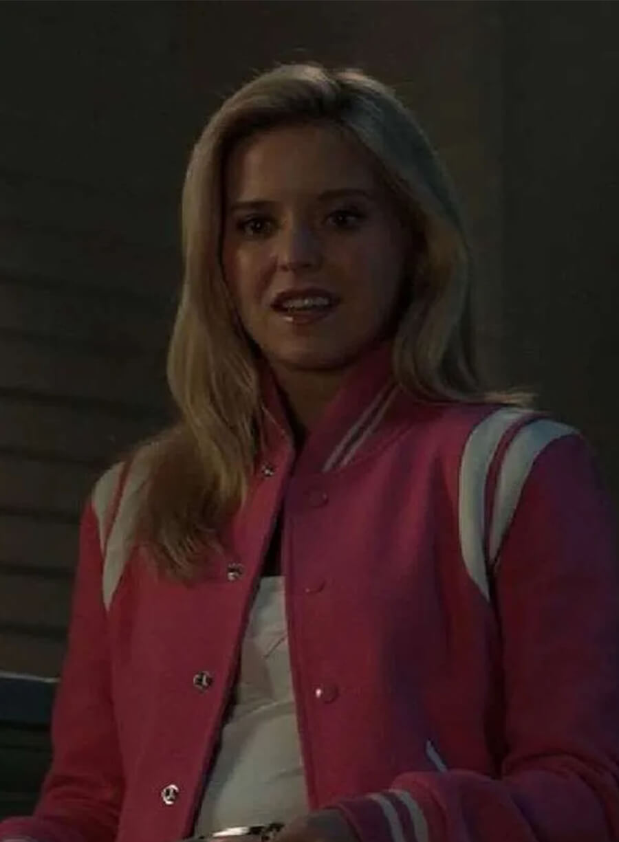 Lexi Minetree Elle 2026 Elle Woods Pink Varsity Jacket