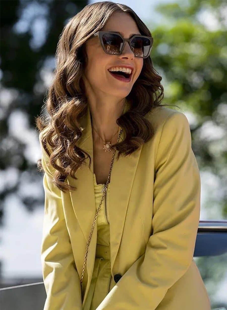 Lily Collins Emily In Paris S02 Emily Cooper Blazer