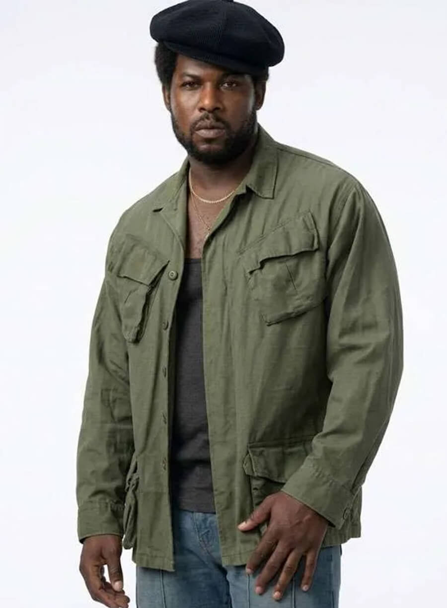 Lionel Boyce Motor City Youngblood Green Cotton Jacket