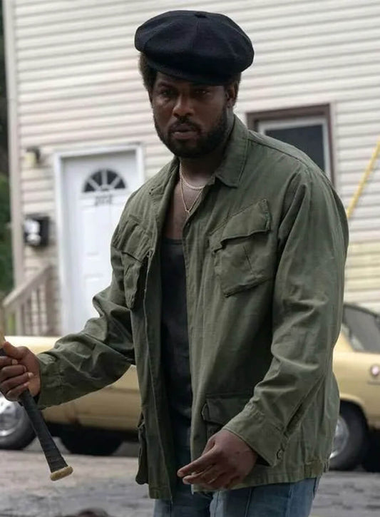 Lionel Boyce Motor City Youngblood Green Cotton Jacket