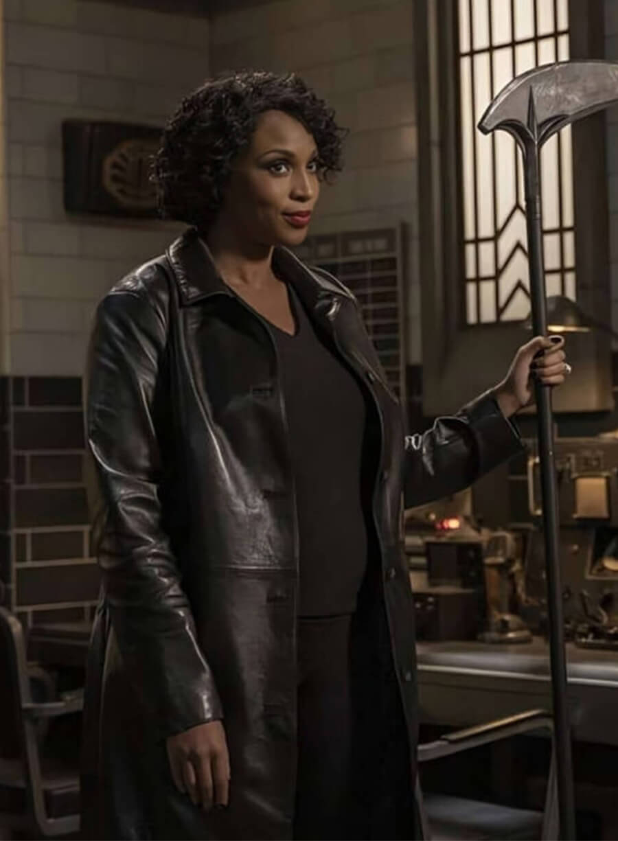 Lisa Berry Supernatural Billie Black Leather Coat