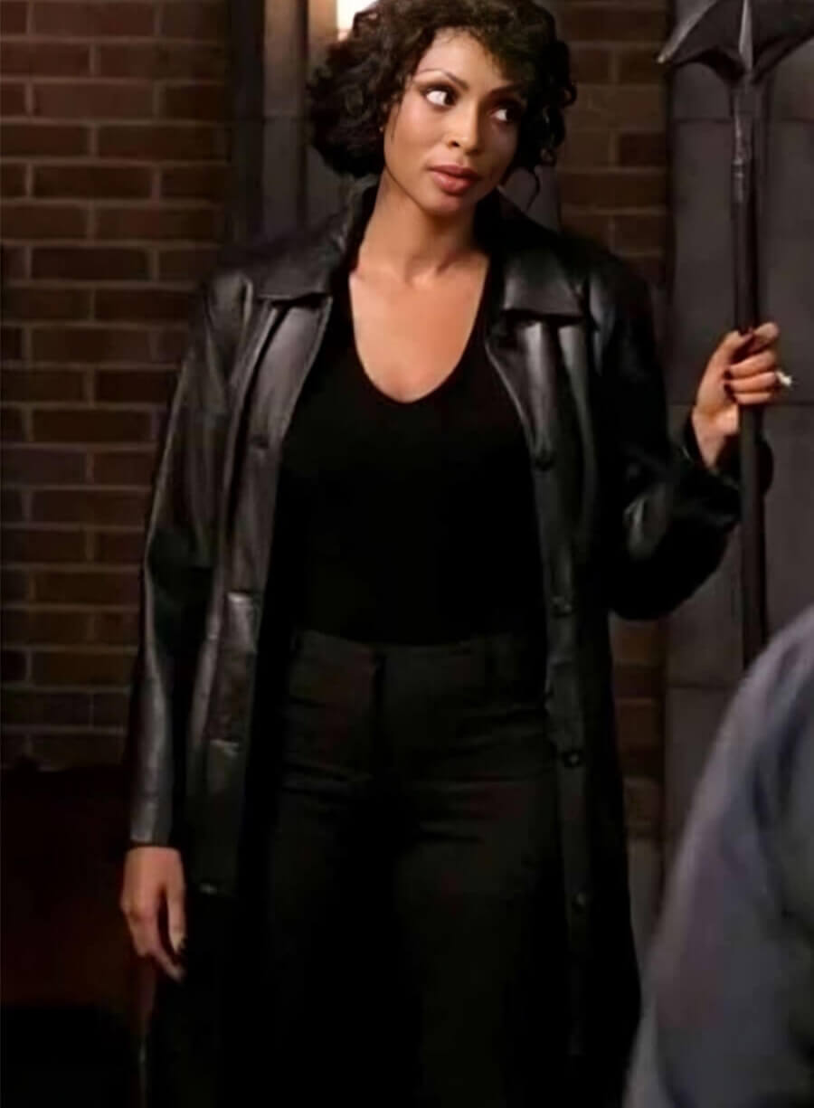 Lisa Berry Supernatural Billie Black Leather Coat