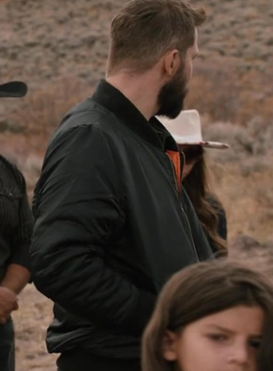 Logan Marshall-Green Marshals 2026 Pete Calvin Bomber Jacket