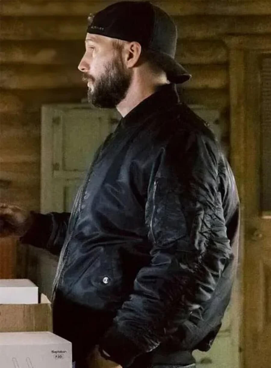 Logan Marshall-Green Marshals 2026 Pete Calvin Bomber Jacket
