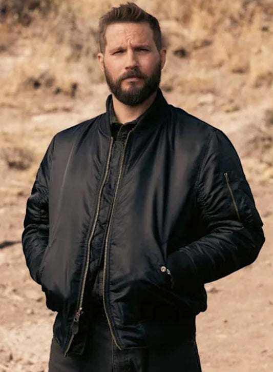 Logan Marshall-Green Marshals 2026 Pete Calvin Bomber Jacket