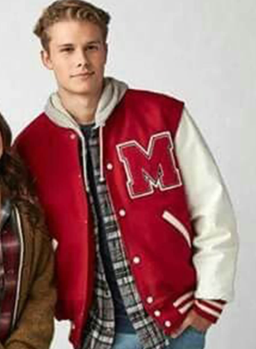 Logan Shroyer This Is Us Red Varsity Jacket 