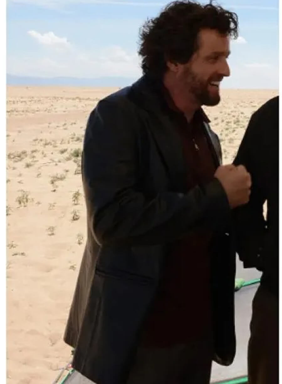 Louis Ferreira Breaking Bad Declan Black Leather Blazer