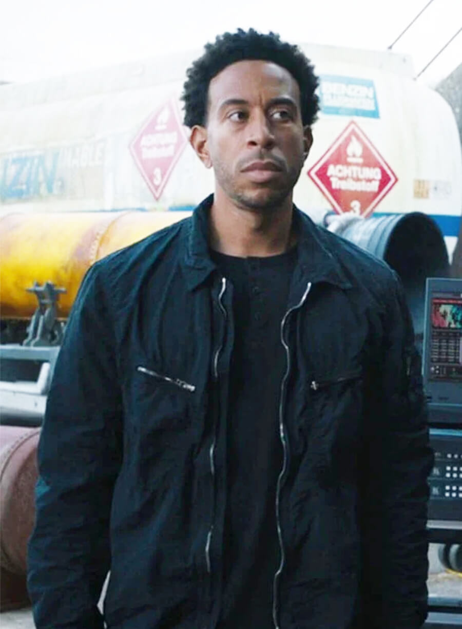 Ludacris Fast & Furious 9 Tej Parker Black Jacket 