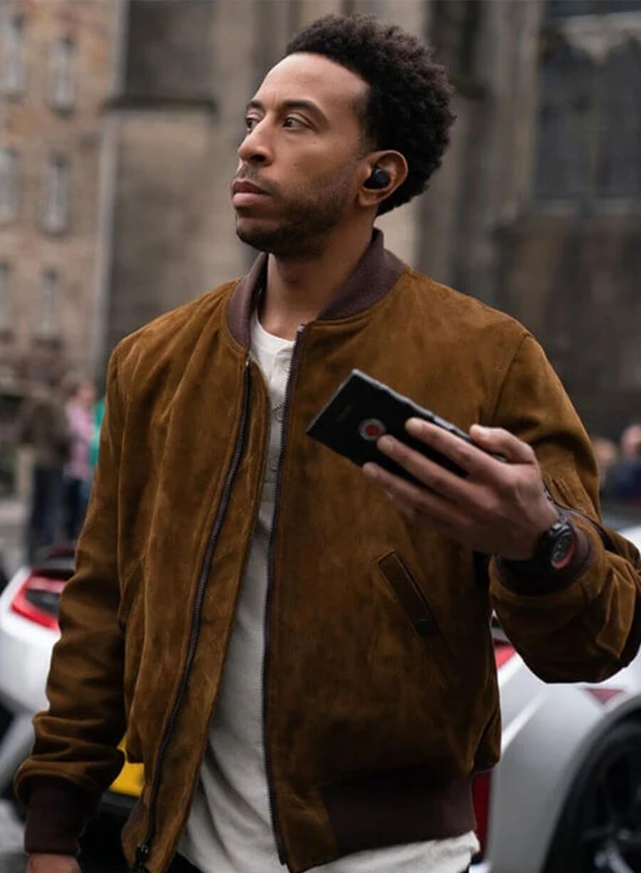 Ludacris Fast & Furious 9 Tej Parker Brown Jacket