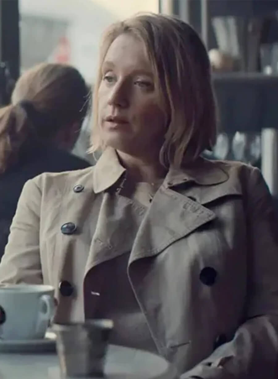 Ludivine Sagnier Tv Series Lupin Claire Beige Coat