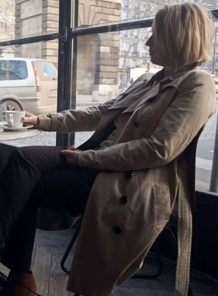 Ludivine Sagnier Tv Series Lupin Claire Beige Coat