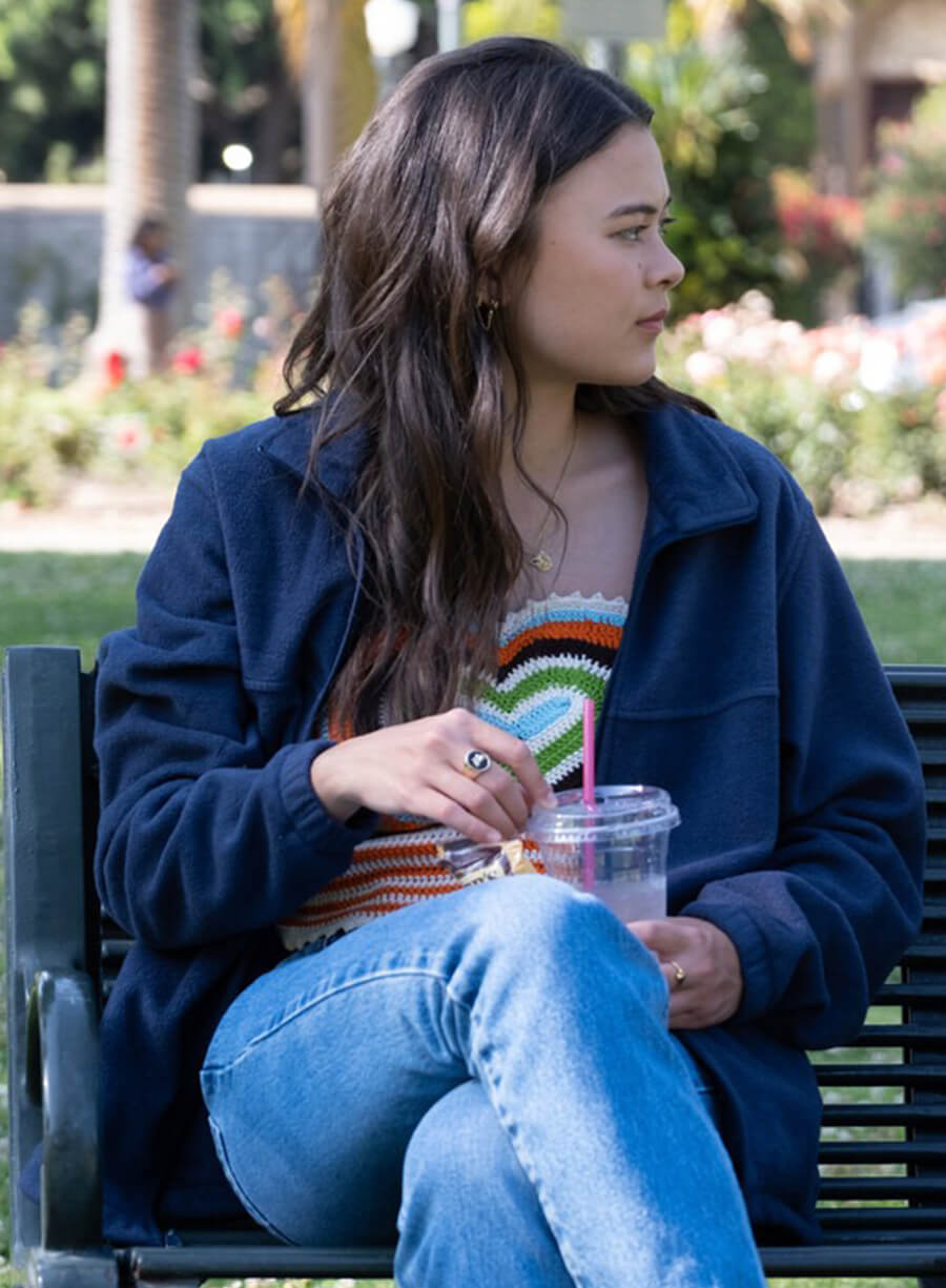 Lukita Maxwell Shrinking Alice Blue Wool Jacket 