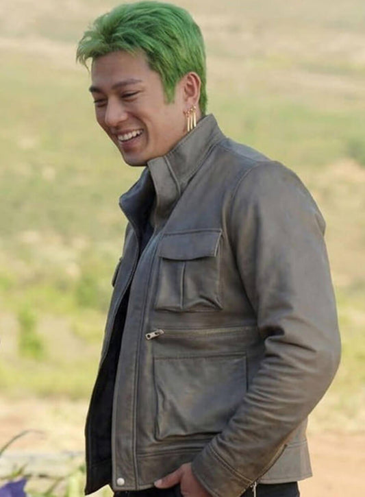 Mackenyu One Piece S02 Roronoa Zoro Leather Jacket