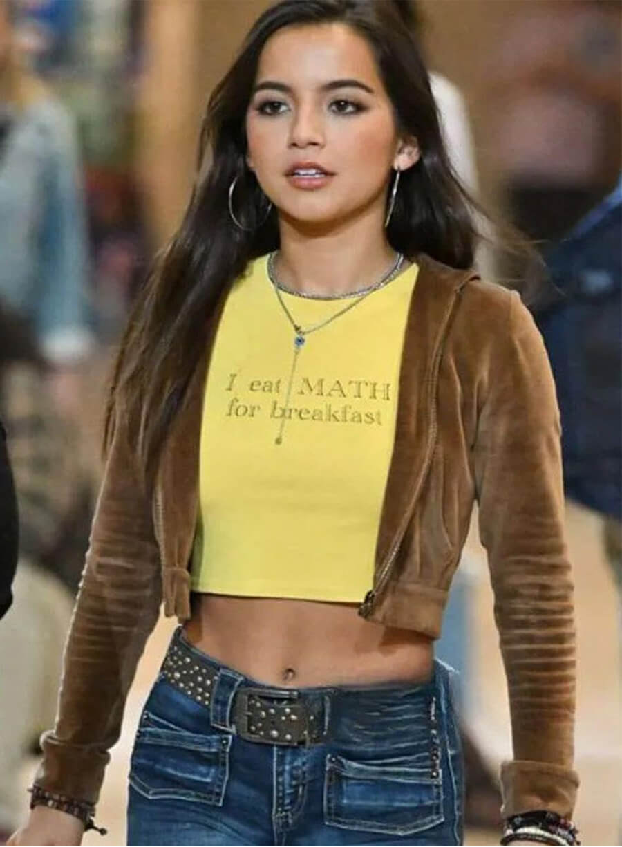 Madame Web Isabela Merced Anya Corazon Brown Jacket