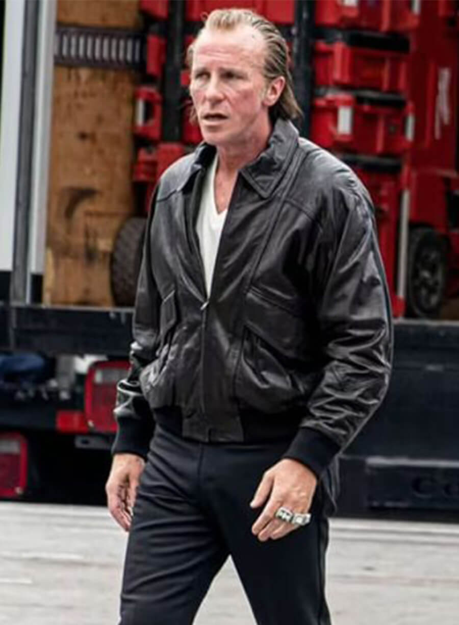 Madden 2026 Christian Bale AI Davis Black Leather Jacket