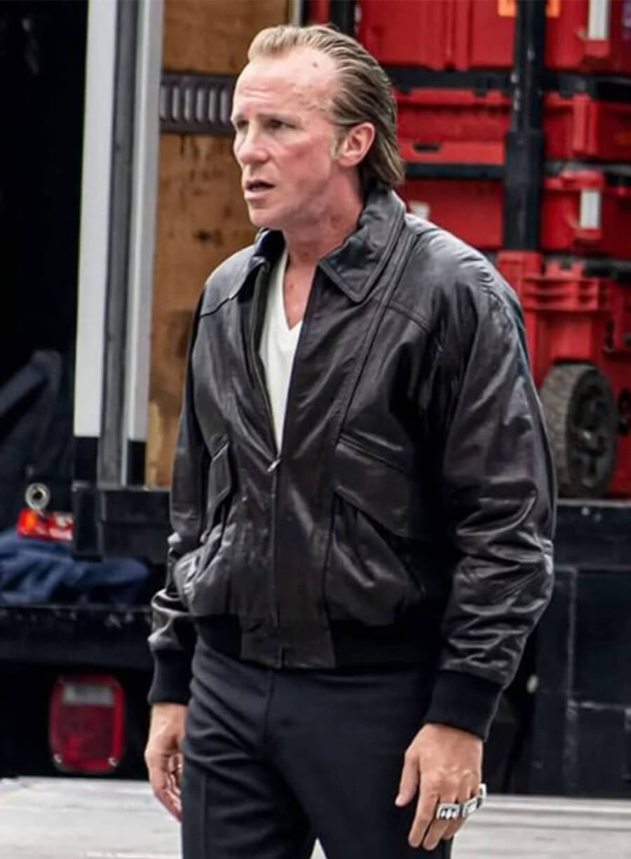 Madden 2026 Christian Bale AI Davis Black Leather Jacket