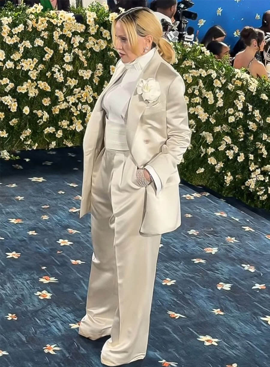 Madonna Met Gala 2025 Suit 