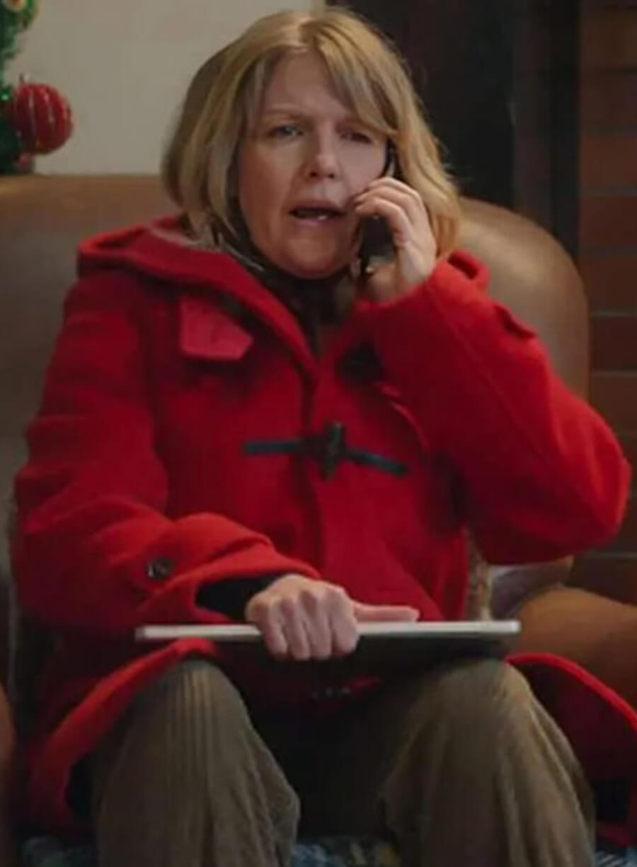Man Vs Baby S01 Ashley Jensen Janet Red Coat