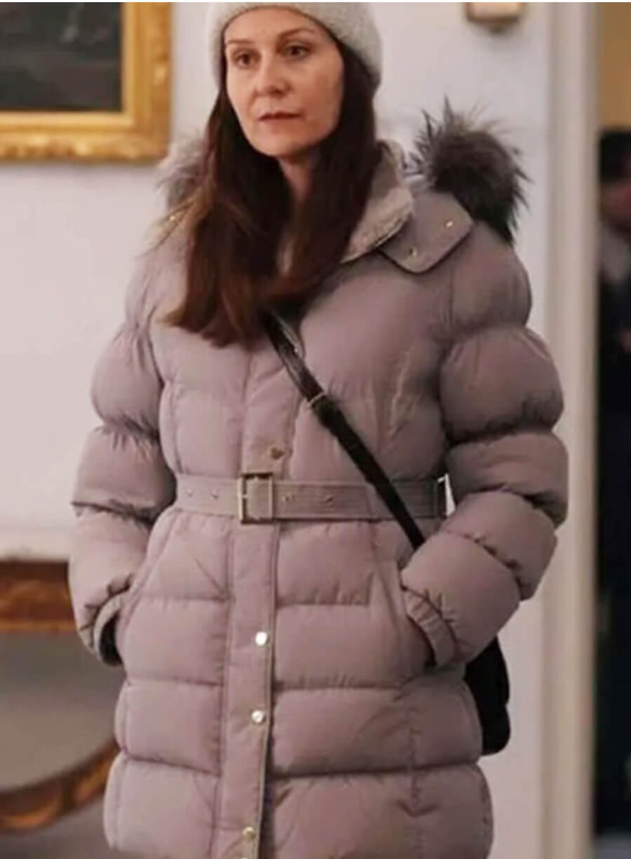 Man Vs Baby Season 1 Elsa Grey Puffer Coat