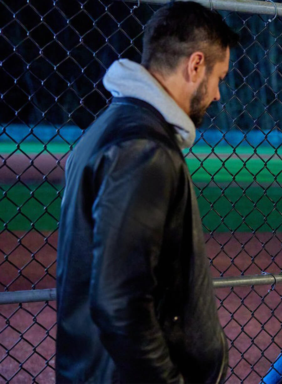 Hearts in the Game Marco Grazzin Black Leather Jacket