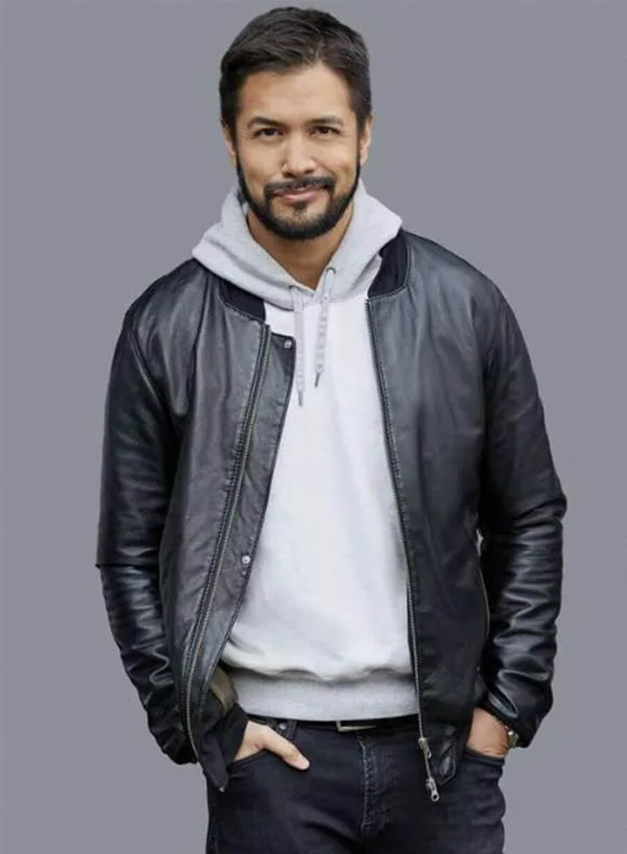 Hearts in the Game Marco Grazzin Black Leather Jacket